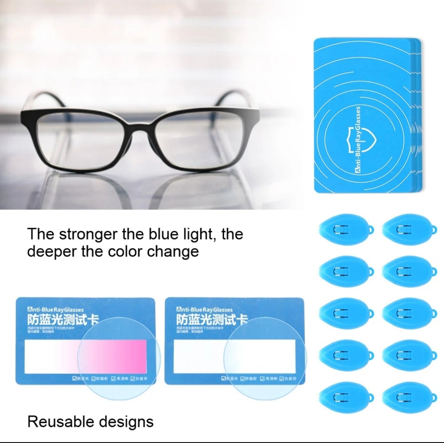 Photochronic blue/uv light Protection Glasses (All in one - eye Protection essential)